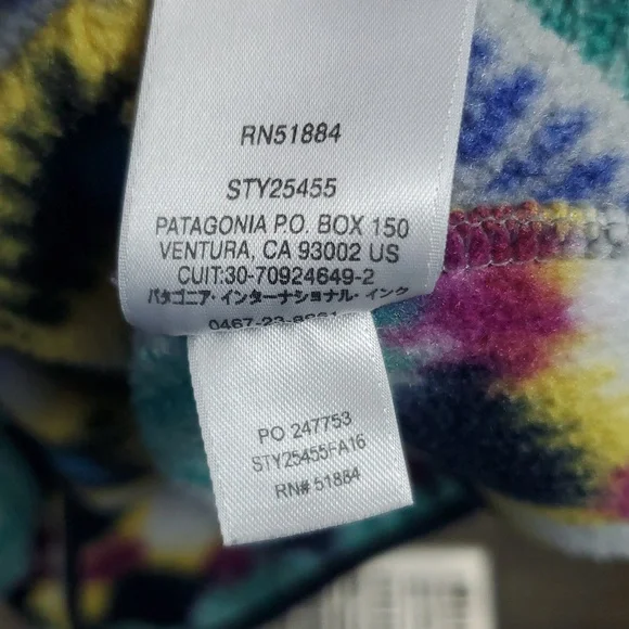 Patagonia Timber Twist Aztec Fleece XS T snap - Picture 6 of 9